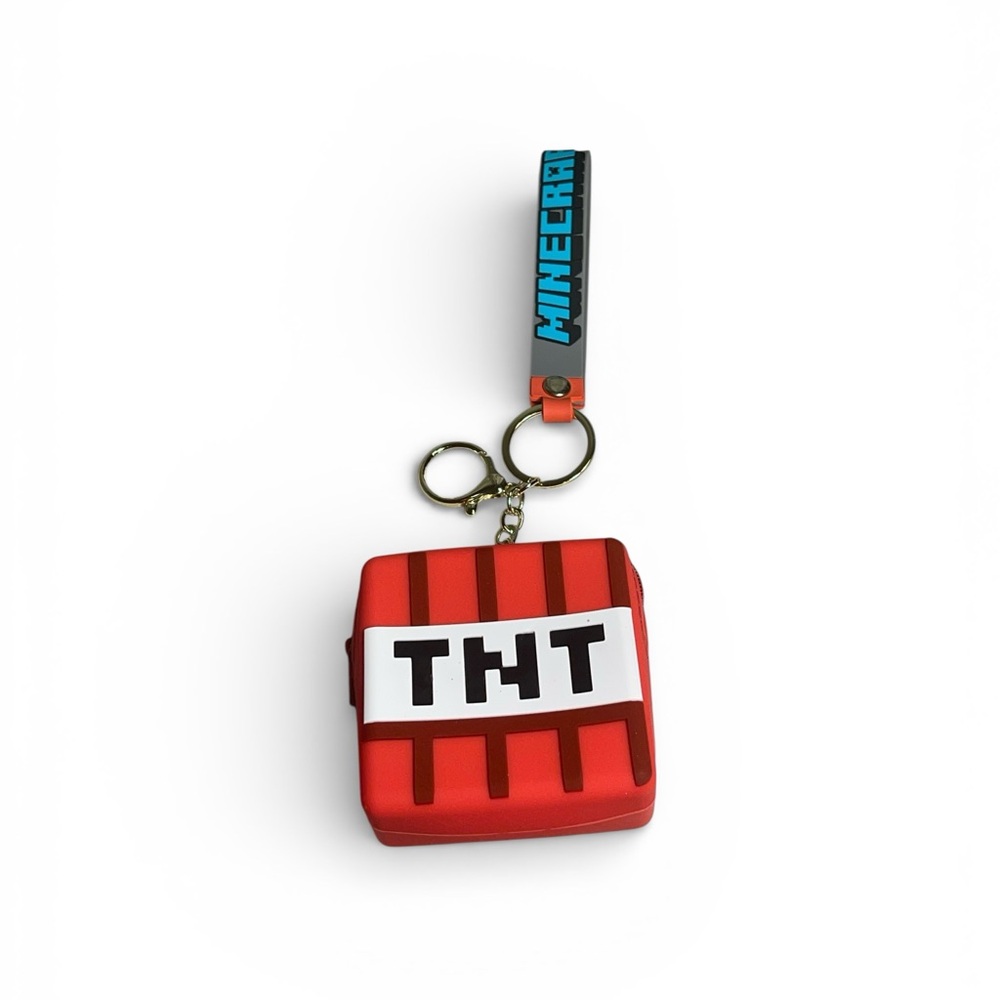 Minecraft Red TNT Keychain Coinbag